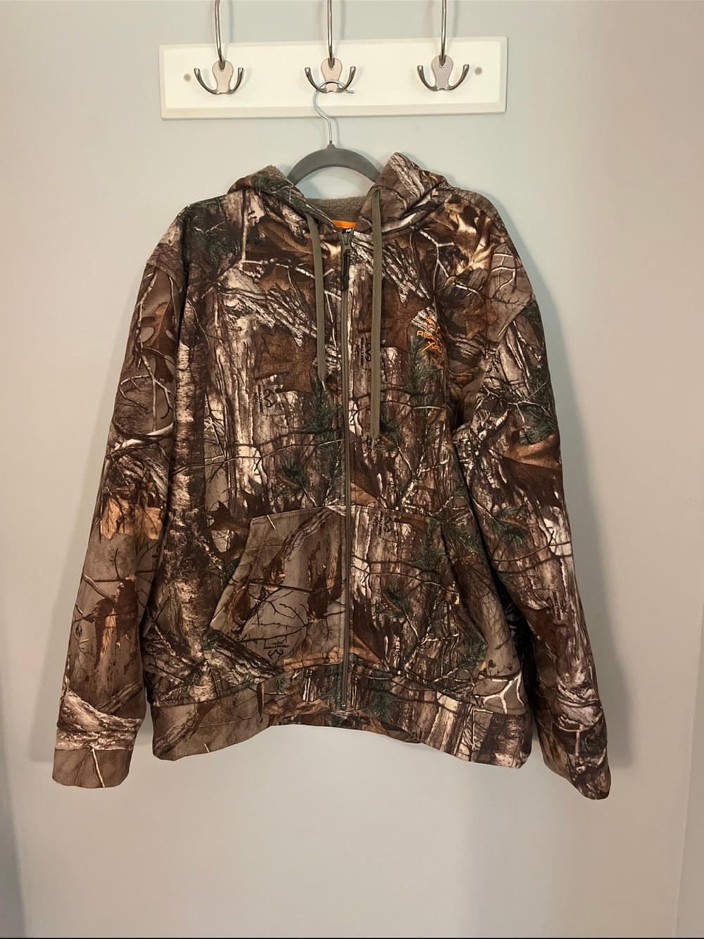 Realtree Brown Camo Full-Zip Hooded Jacket